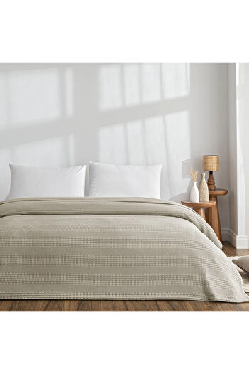 Taç Single Cotton Pique Monet Vision
