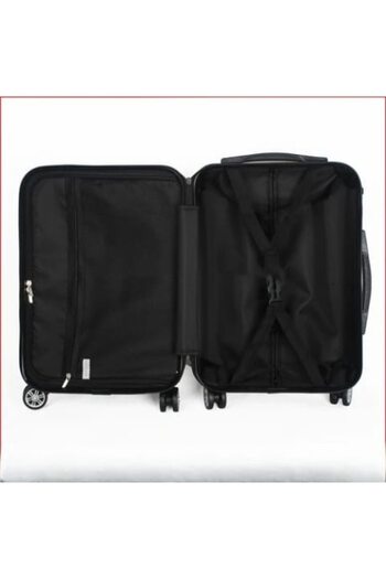 OEM Troler Easy trip 4 roti double 360 ​​grade inchidere cifru negru 68 cm