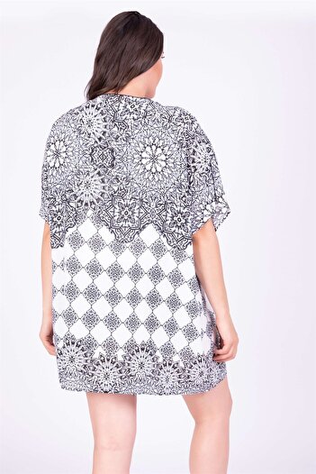 MYLİNE Desenli Kimono