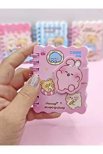 Limmy Pink Cute Animals Mini Pocket Size Notepad