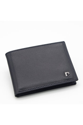 Pierre Cardin Синій Analin, шкіряний гаманець для кредитних карток (075O15)