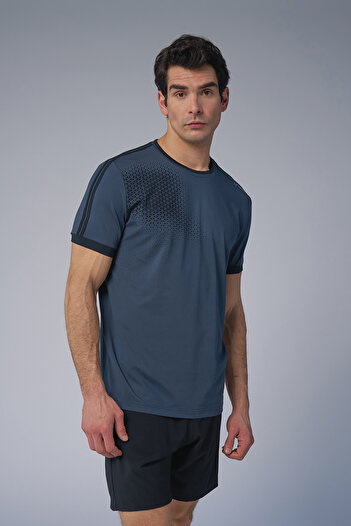 bilcee Men's Carbon Aktive Sports T-Shirt 4162