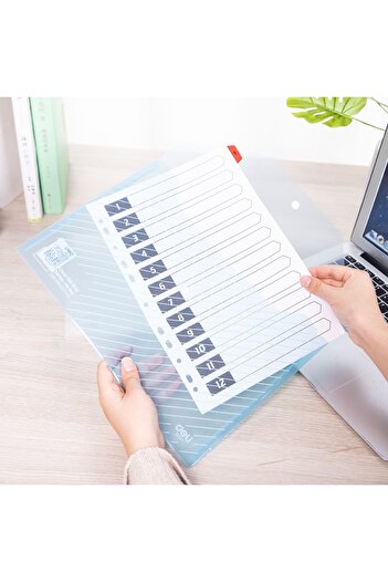 Deli File Bag TRANSPARENT E5501