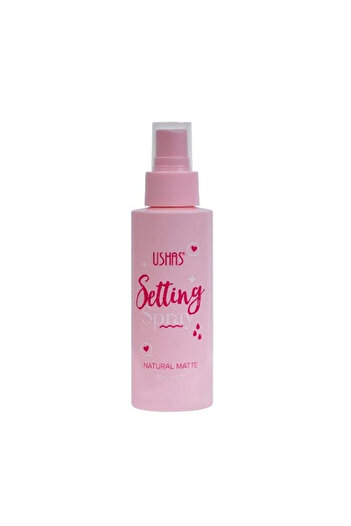 Ushas Sprej fixare machiaj, Ushas, ​​Natural Matte, 120 ml