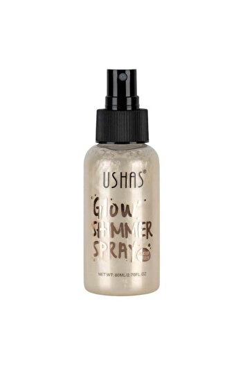 Ushas Rozjasňovač pleti, Ushas, ​​třpytivý sprej, 01, 80 ml