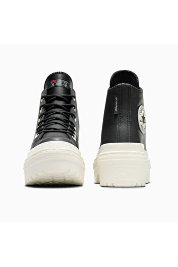 Converse Chuck Taylor All Star Lugged Heel Unisex Siyah Deri Platform Bot