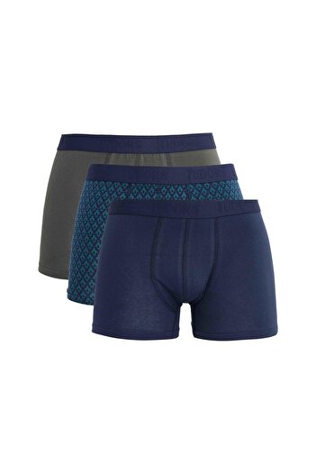Tudors Men's 3-Pack Cotton Lycra Flexible Fabric Boxers