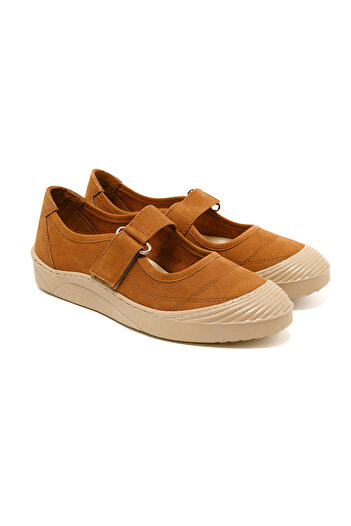 John May Kadın / Kız Sneaker ( Günlük) MAR-25Y-238-1031 John May Taba Nubuk