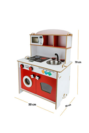 Toysilla Wooden Children's Play Kitchen