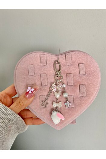 Pinky Lady Rabbit Fairycore Coquette Designer Bag Charm Bag Accessory Keychain