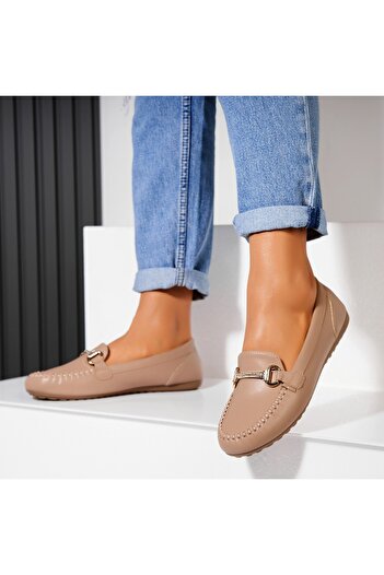 Joana Women's casual shoes Khaki made of Savio Eco-leather