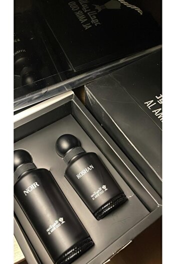 Al majed oud Prince Oud Perfume Collection: Roshan 100ml and Noir 150ml