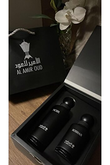 Al majed oud Prince Oud Perfume Collection: Roshan 100ml and Noir 150ml