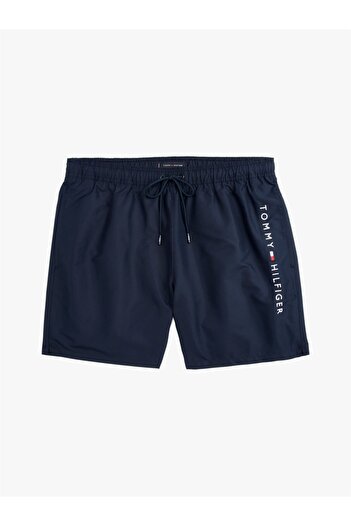 Tommy Hilfiger Medıum Drawstrıng Erkek Mavi Deniz Şortu - Um0um03258