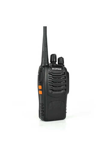 COOYA Handheld Walkie-Talkie, Two-Way Communication, 21x6cm, Suitable for Urban Outdoor Use, Black