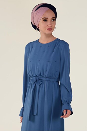 Alvina Belden Belted Pearl Dress 4309
