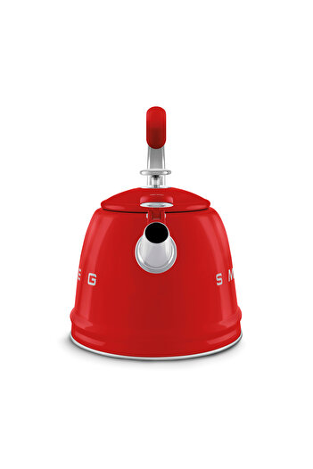 SMEG 50's Style Stovetop Whistling kettle Red