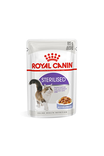 Royal Canin Royal Canin Sterilised in Jelly Cat Food Pouch - 85 g - Pack of 12