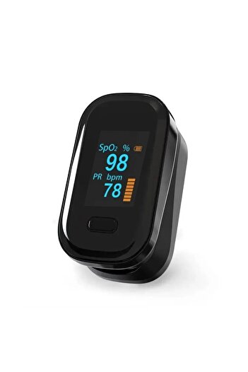 Choice black Finger Pulse Oximeter Medical Portable Blood Oxygen Oxymetre Heart Rate Saturation Meter OLED