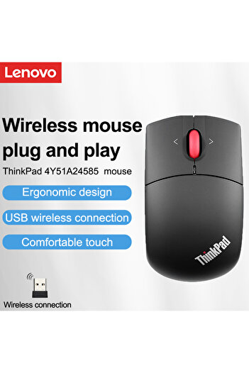 Choice black Wireless Mouse Lenovo ThinkPad Wireless Laser Mouse Office Mouse Black