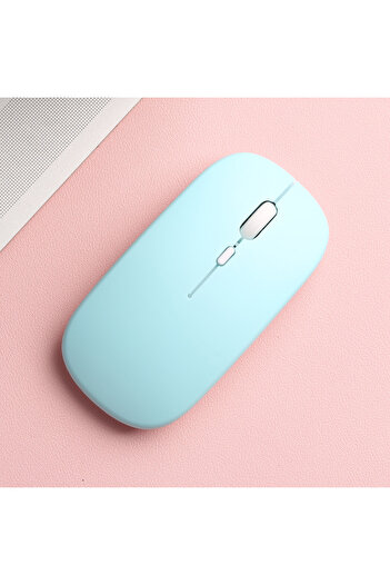 Choice Matte-Green Wireless Bluetooth-compatible Mouse Portable Ergonomic Computer Mice For Laptop iPad Tab