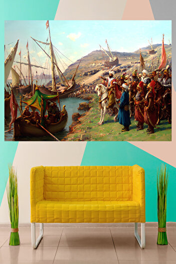 Vendini The Siege of Istanbul Wall Tapestry Wall Tapestry Work of Fatih