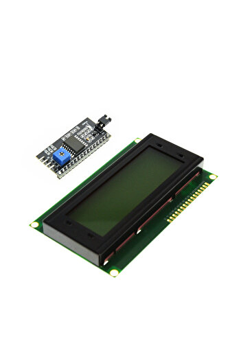Choice1 2004A yellow IIC Blue / Yellow Green Screen 1602A / 2004A / 12864B LCD 5V LCD Display Module With Ba
