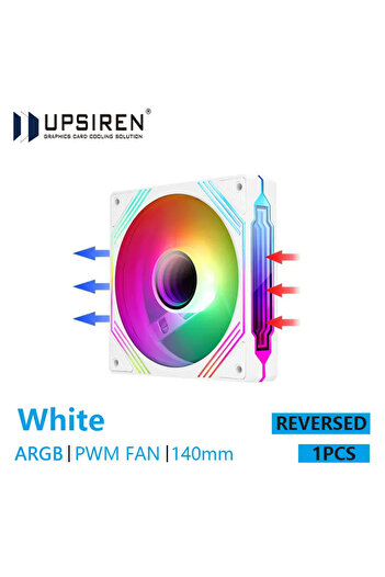 Choice1 A-RGB Other WT REVERSED 1PCS UPSIREN PF-14 PRISM 4PRO Computer Chassis Fan 140mm ARGB 4 Pin PWM Quie