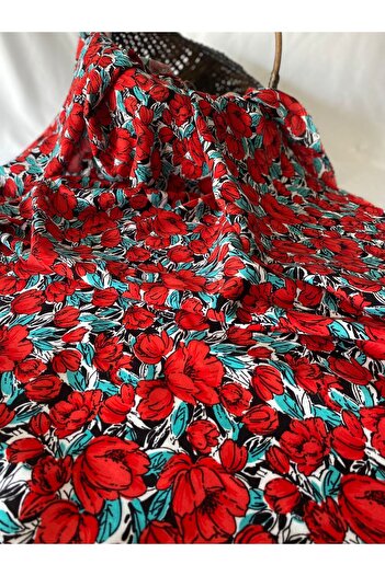BURSA KUMAŞTAN Colorful Cotton Viscose Dress Combination: Skort, Etmek, Blazer, Regalek
