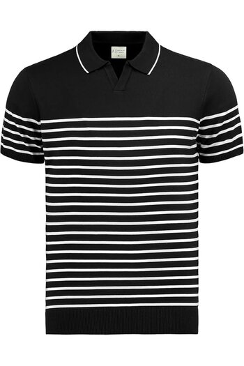 ANTHONY JACKSON Premium Men's Knitwear Polo T-Shirt Emiliano