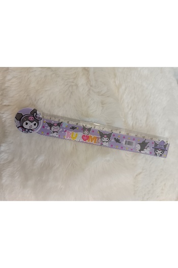SANRIO Kuromi My Melody Hello Kitty Pompompurin Cinnamoroll Figure Ruler (15 cm)