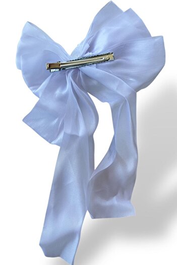 TAKIŞTIR White Color Rose Figured Ribbon Collar Buckle