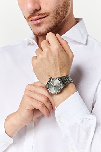 BOSS Men 1514078 Stainless Steel Watch 41 Mm Grey