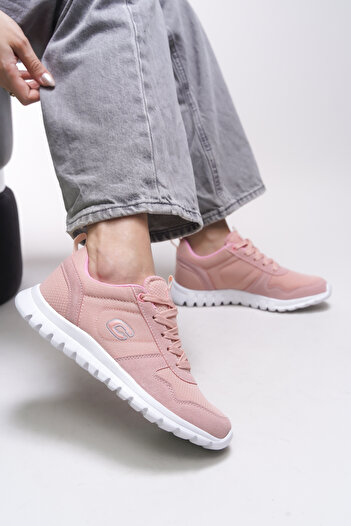 Riccon Evelriara Kadın Sneaker 0012602 Pudra Bej