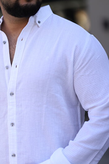Klothy Чоловіча сорочка з 100% бавовни, прати в пральній машині, slim fit, літня, 2470