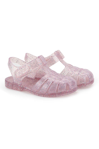IGOR Children's Velcro Sandals S10329 Clasica Cristal Pink