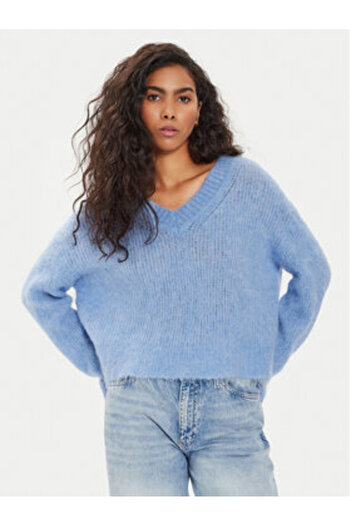 American Vintage pulover de dama BYM18AE24 albastru