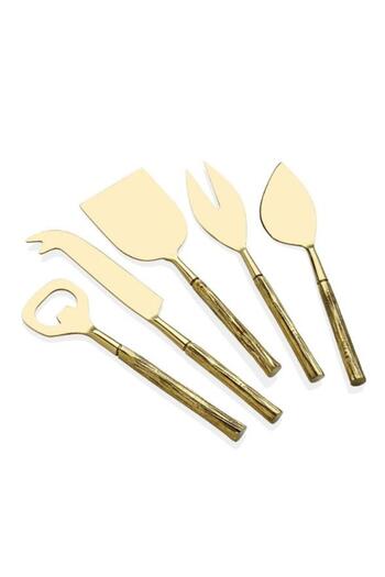 The Mia Goldy Cheese Serving Set 5 Pieces CKB0181