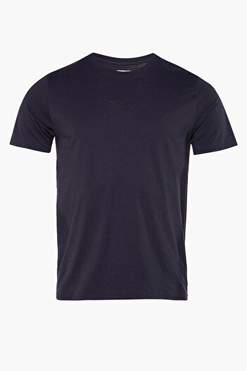 Guess Ανδρικό μπλουζάκι SS EMB PIMA CREW Navy Blue M4GP39K7HD0-G7V2