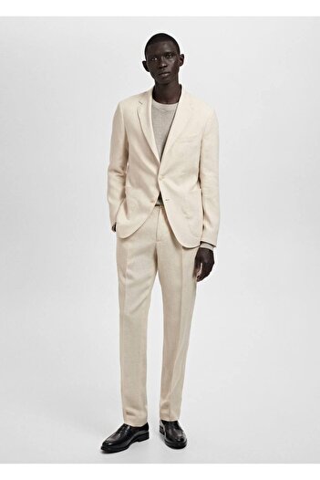 MANGO Man 100% Leinen Slim-Fit Salerno Blazer-Jacke