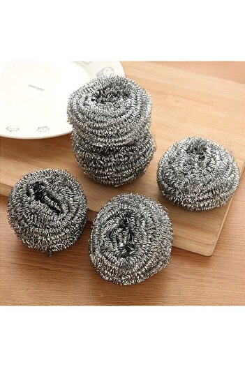 Generic Stainless Steel Scouring Pads, Rust-Resistant, Heavy-Duty Kitchen Scrubbers for Cleaning Buckets, Gr