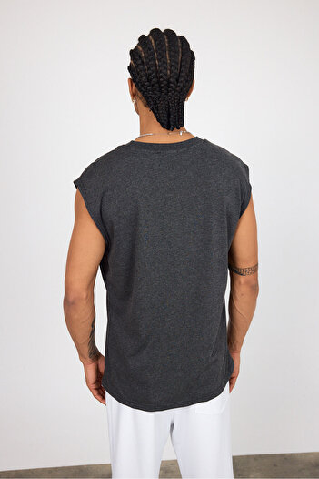 İLKCET MODA Oversize Men's Combed Cotton Comfortable Undershirt