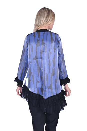 Invee 6980 Φούστα Ασύμμετρη Navy Blue Tunic