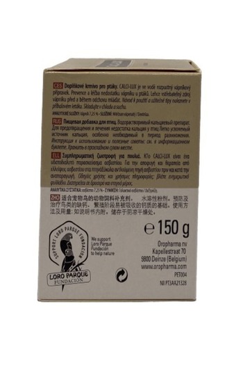 Versele Laga Versele-laga Orlux Calci-lux Water Soluble Calcium 150 Grams