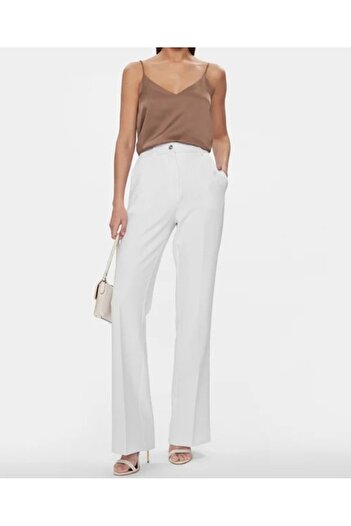 Guess GUESS NEW CARLA PANT women's trousers white
