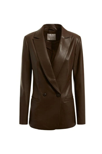 Guess GUESS EMELIE BLAZER women's blazer brown