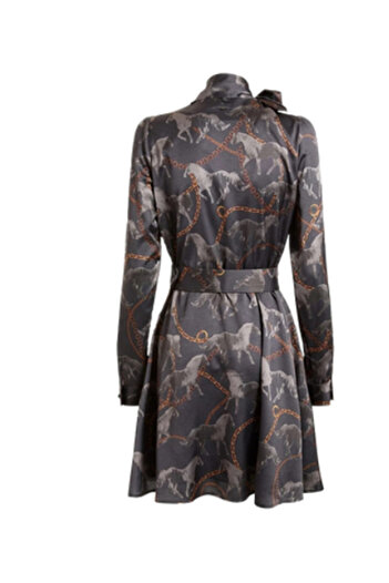 Guess GUESS MIREILLE DRESS women's dress brown