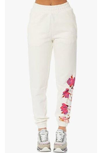Guess Guess CORINE JOGGER women's trousers white