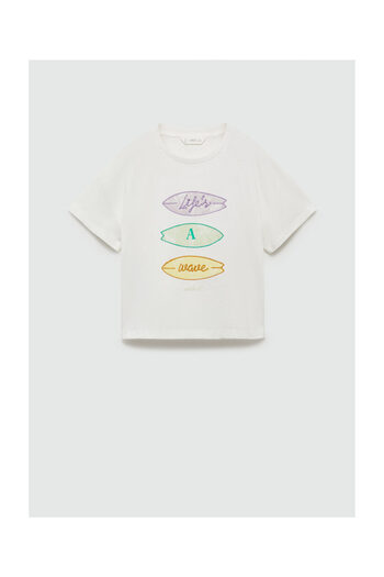 MANGO Kids T-Shirt für Damen und Kinder Mädchen
