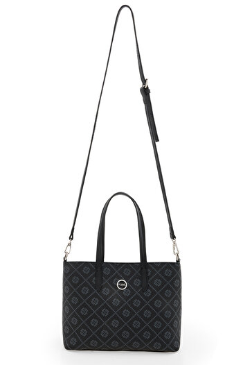 Fossil Black Women's Hand and Cross Shoulder Bag 05Fo25Y5057